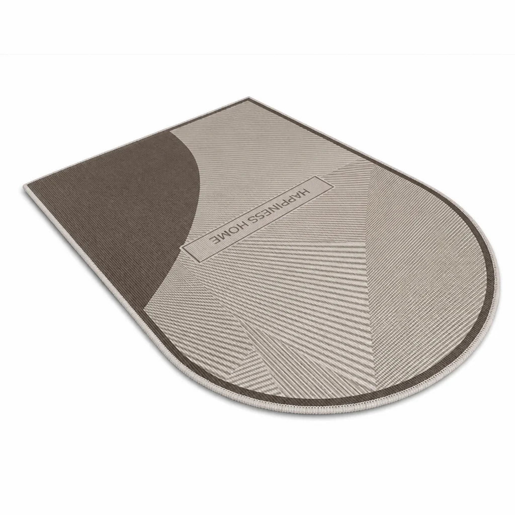 Crease-free, noise-reducing printed floor protection mat for office chairs