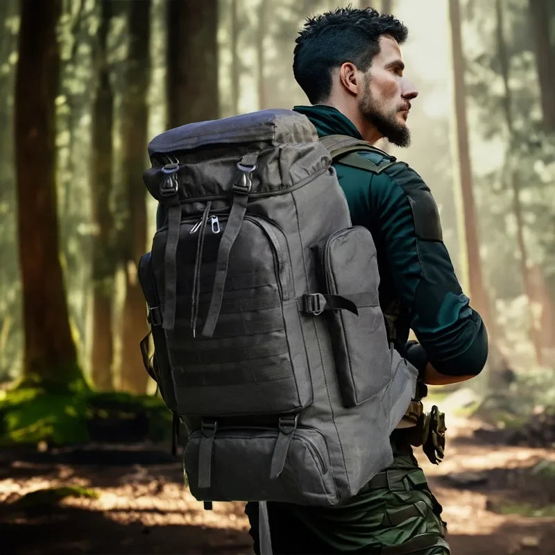 Tactical Backpack 80L with MOLLE System
