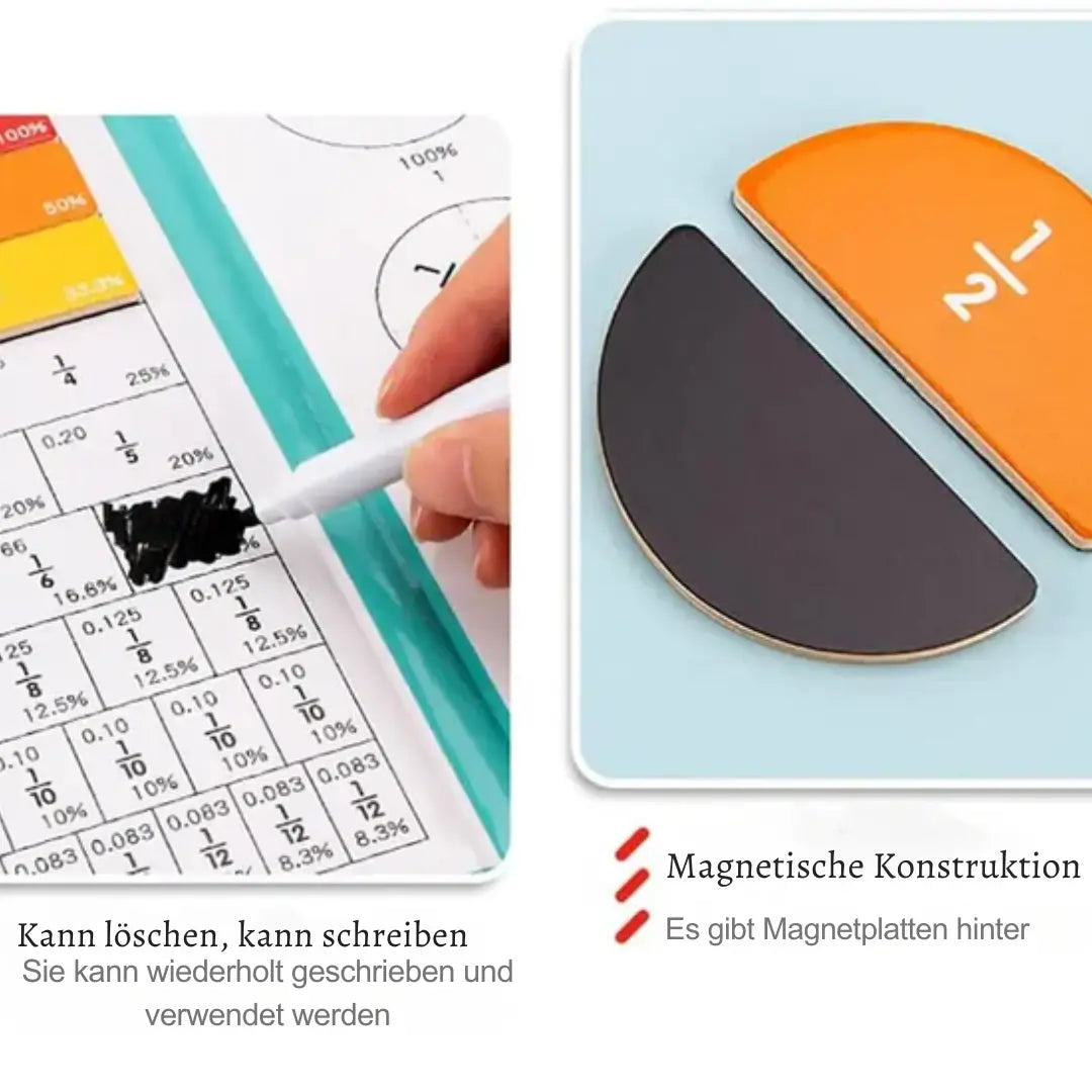 FractionMagnet – Playful Math Learning Set for Children Aged 6 and Up