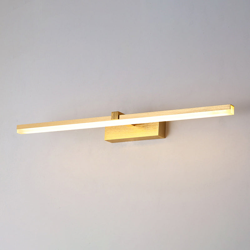 Golden LED Bathroom Lamp Modern Design