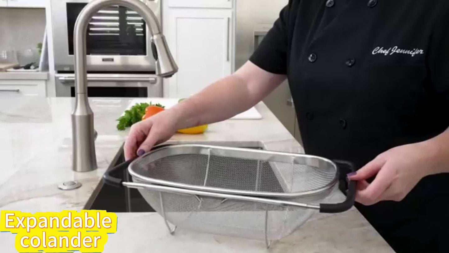 Expandable Stainless Steel Sink Strainer