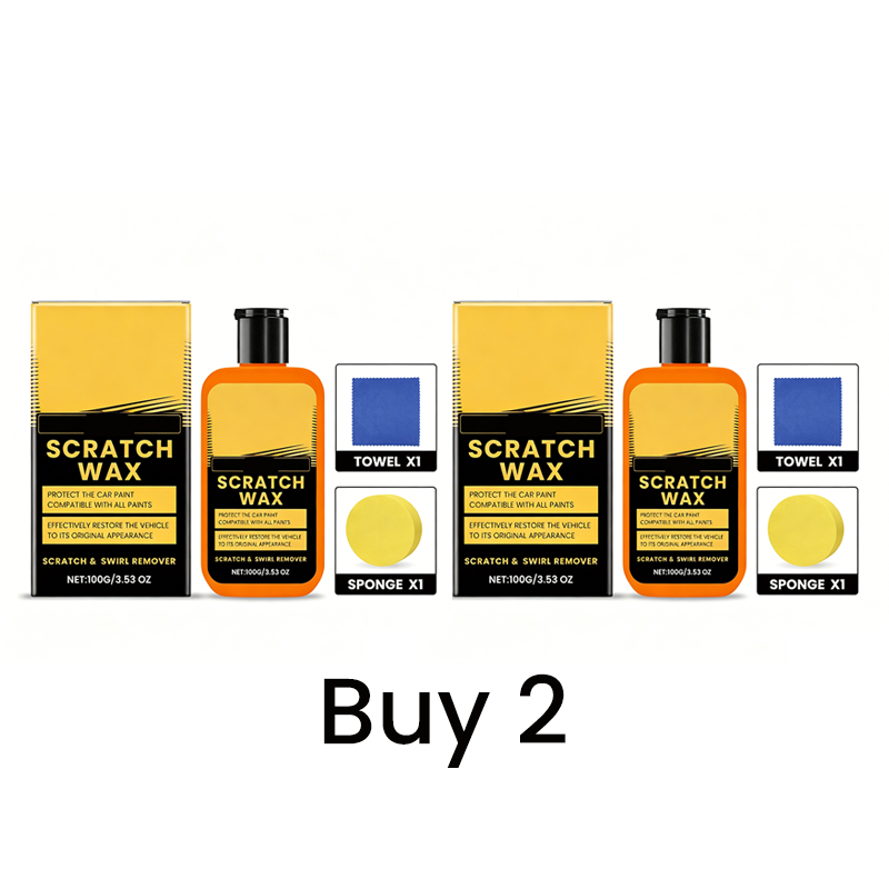 Car Scratch Care Paste Set with Sponge & Cloth