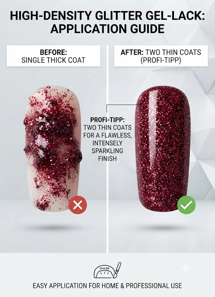 Sparkling Nail Polish High-Density Glitter Gel Polish