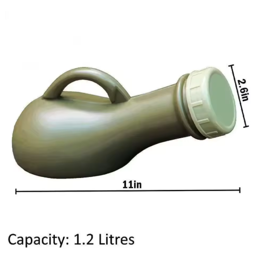 Portable Urine Bottle 1000 ml with Leak-proof Lid