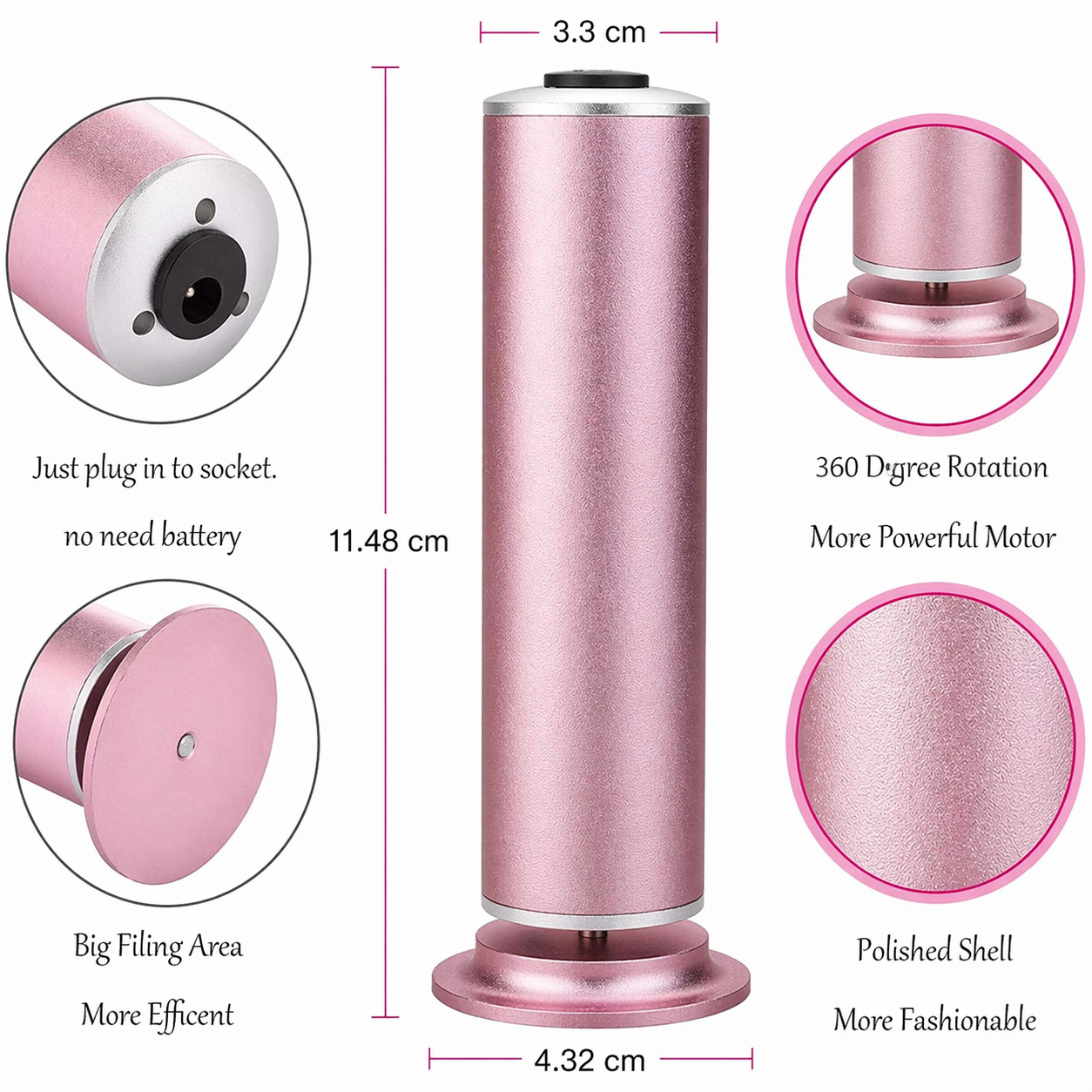 Electric Heel Remover for Healthy Feet