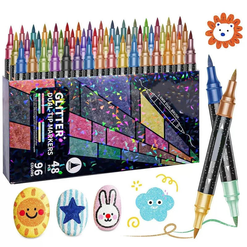 Glimora Double-Sided Glitter Pen Set