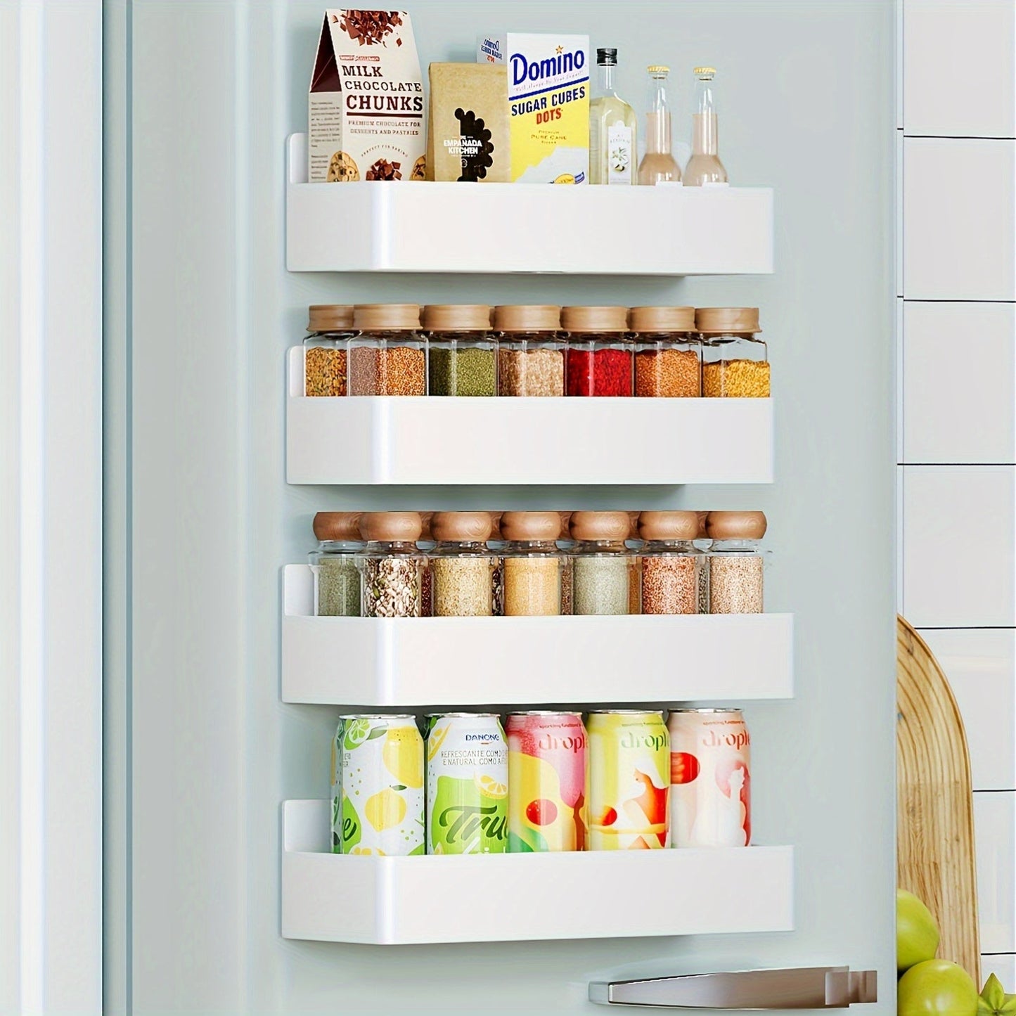 Magnetic Storage Shelf 4-Piece Set