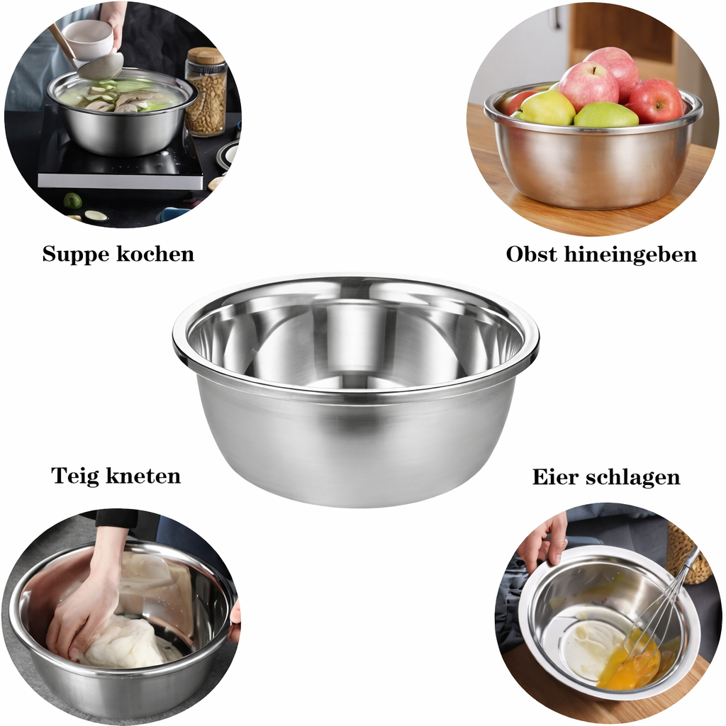 PureCraft Stainless Steel Sieve & Colander Set