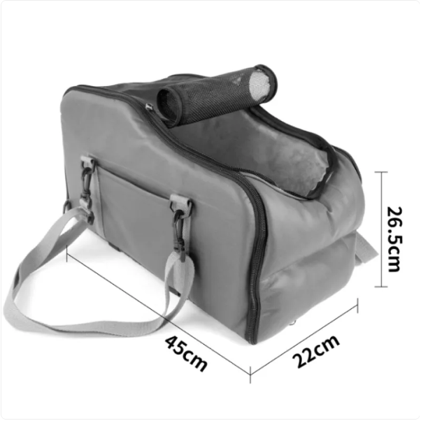 Portable Pet Carrier Bag with Mesh Window & Shoulder Strap
