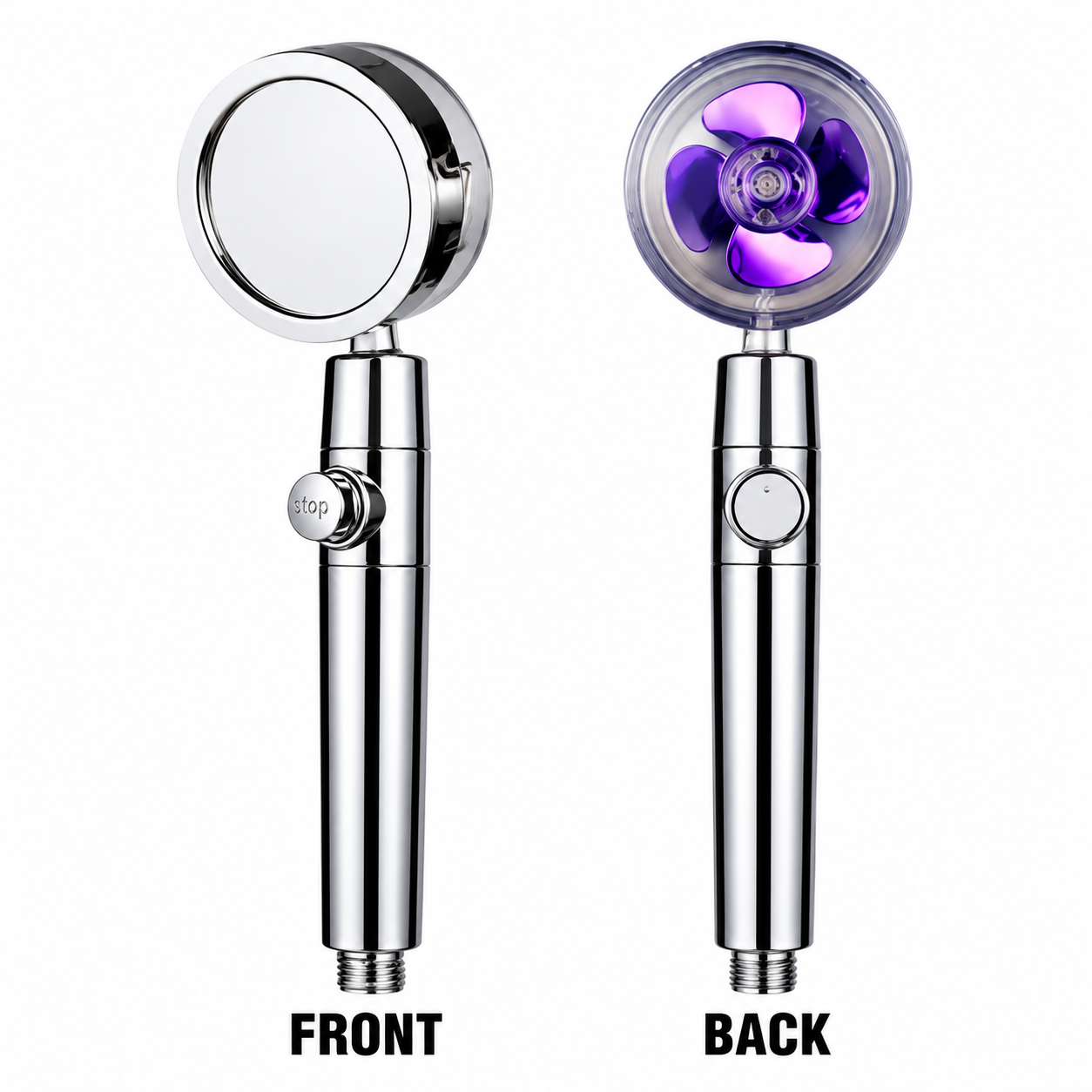 High Pressure Shower Head with 360° Rotation