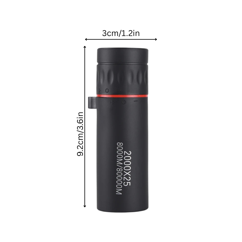 HD Monocular Telescope with Smartphone Mount
