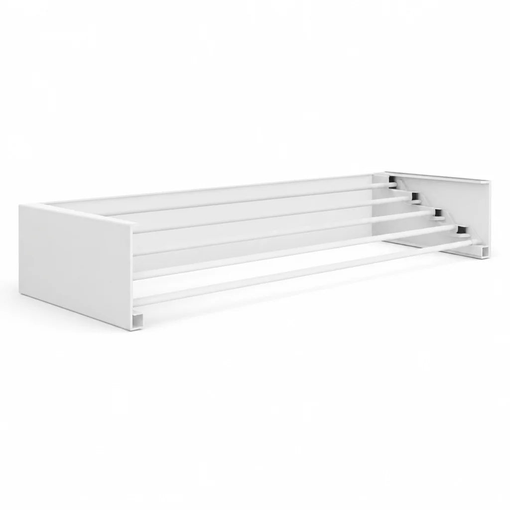 Space-saving, foldable wall dryer (with mounting kit)