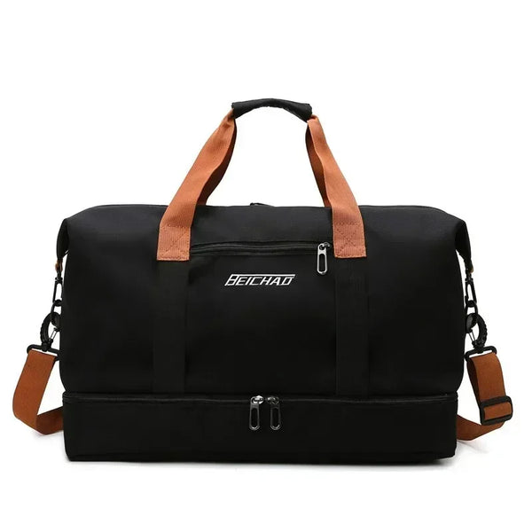 VOLARIS Fitness Travel Bag with Wet and Dry Separation