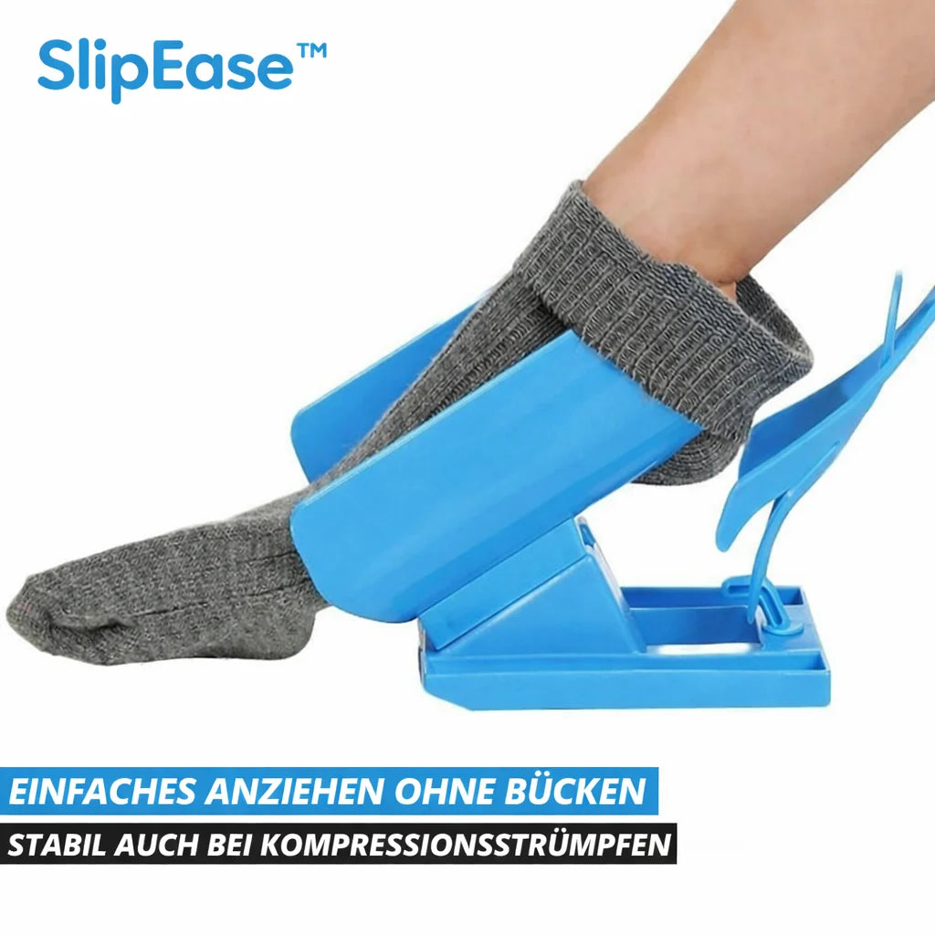 SlipEase™ — No more bending, finally free and independent sock putting on