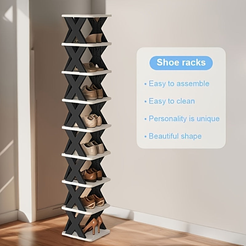 Narrow Shoe Rack Tower