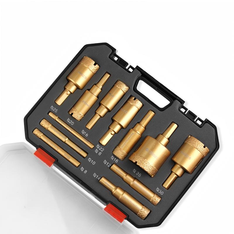Diamond Dry Drilling Set 12-piece 6-35 mm