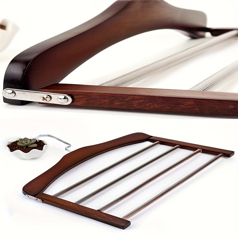 Wooden Pants Hangers Multi-Layer Set of 2