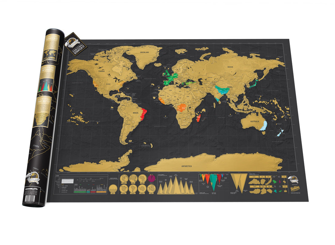 GlobeScratch – Your Adventures, Made Visible