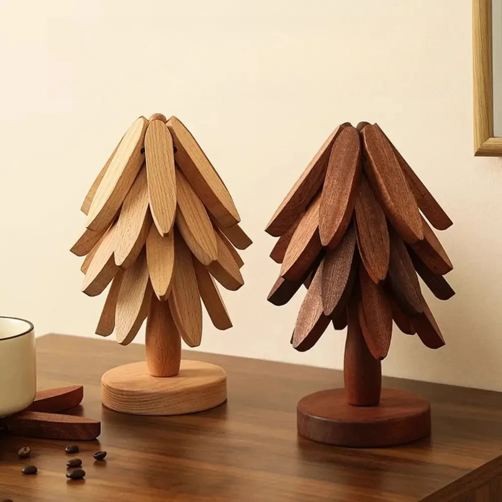 Bamboo Coaster Set 4-Piece