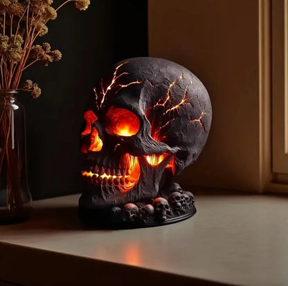 PyroSkull™ — Ignite a hypnotic flame display that immerses your rooms in magical power