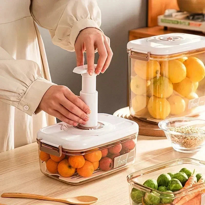 Vacuum Food Container with Hand Pump