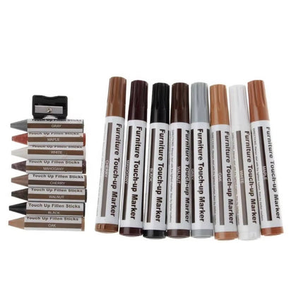 Wood Repair Kit 13-piece with Markers