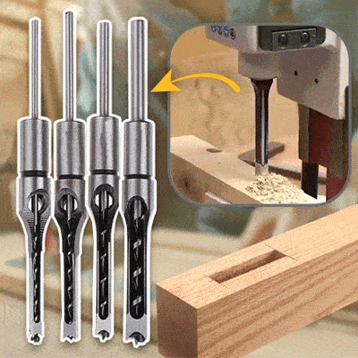 Square Hole Wood Drill Bit Set