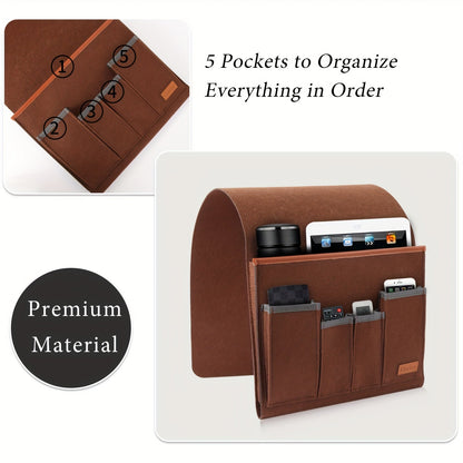 Sofa Armrest Organizer 5 Compartments