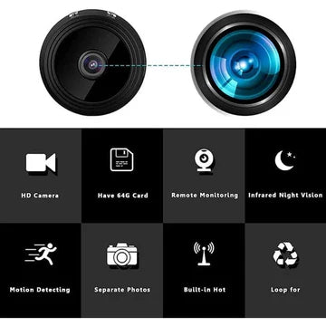 Mini Wi-Fi Magnetic Security Camera 1080p