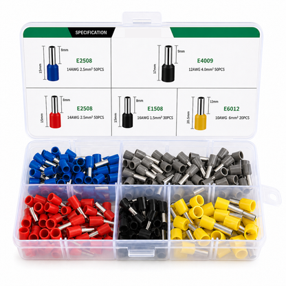 Ferrule Set with Crimping Tool