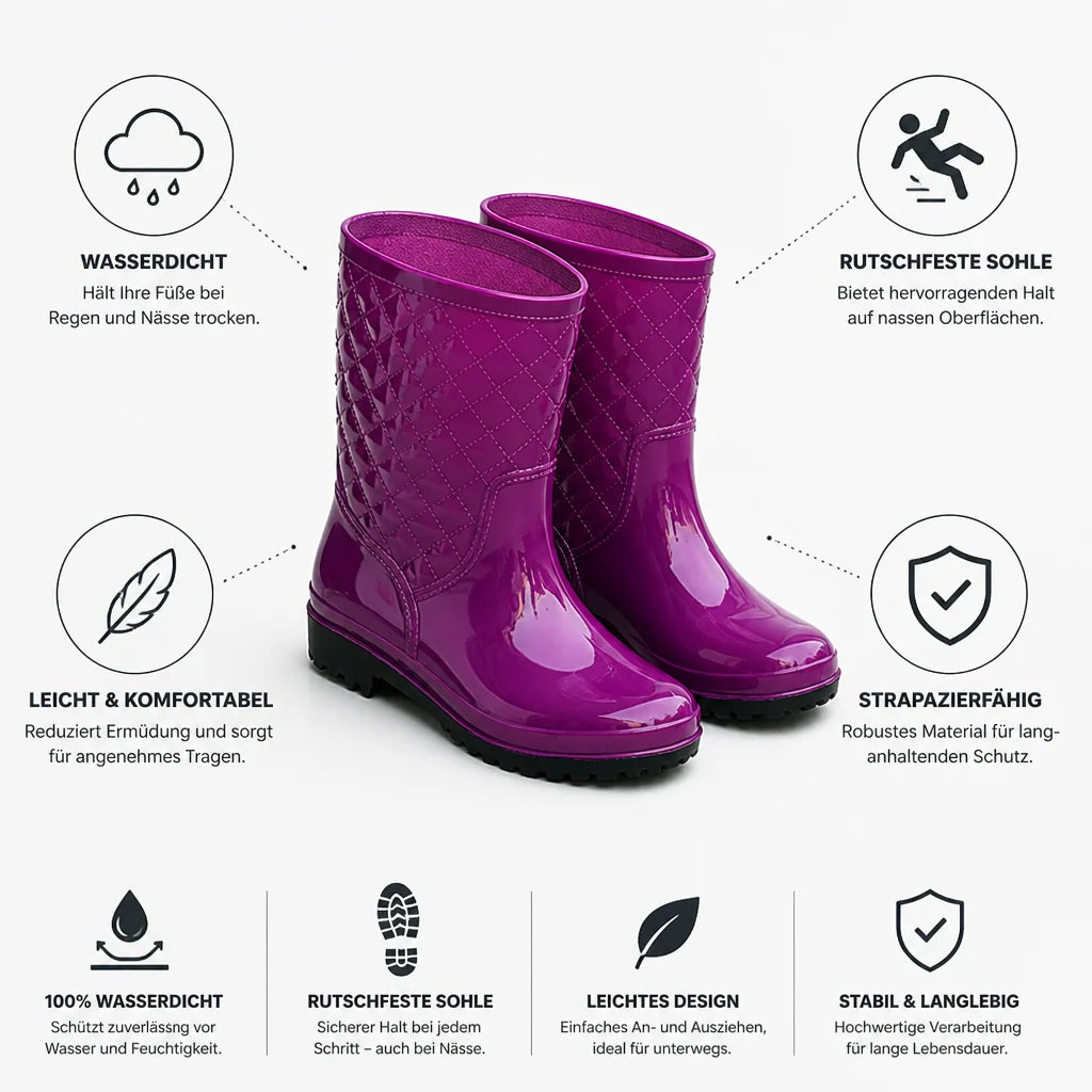 Waterproof and Non-Slip Lightweight Rain Shoes