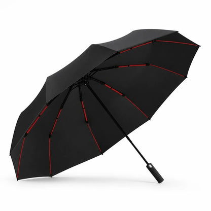 Double-layer Windproof Folding Umbrella (125 cm Canopy)