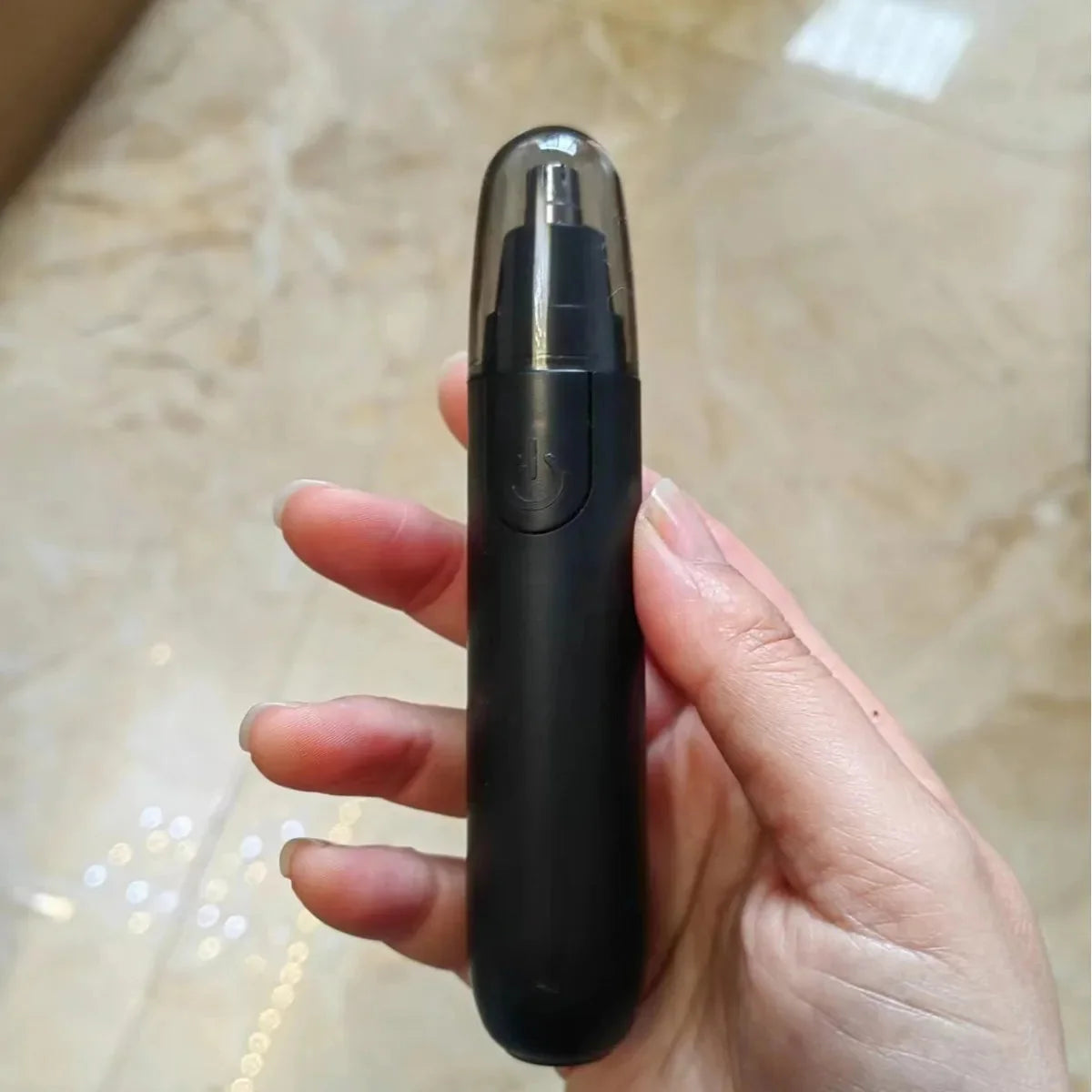 Electric waterproof LED nose hair trimmer