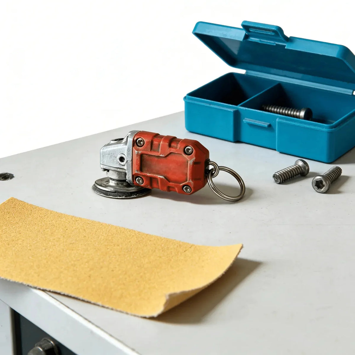 EdgeCraft™ Mini Grinder Keychain — compact, decorative, and always handy