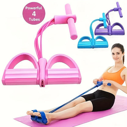 Resistance Band Set with Foot Straps