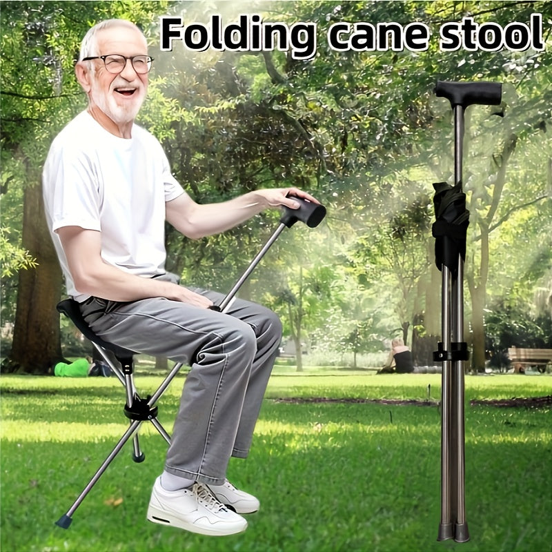 2-in-1 Walking Stick with Seat