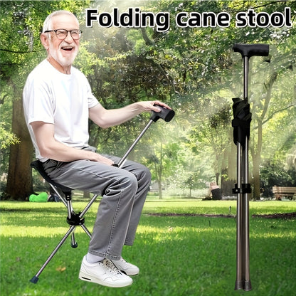 2-in-1 Walking Stick with Seat