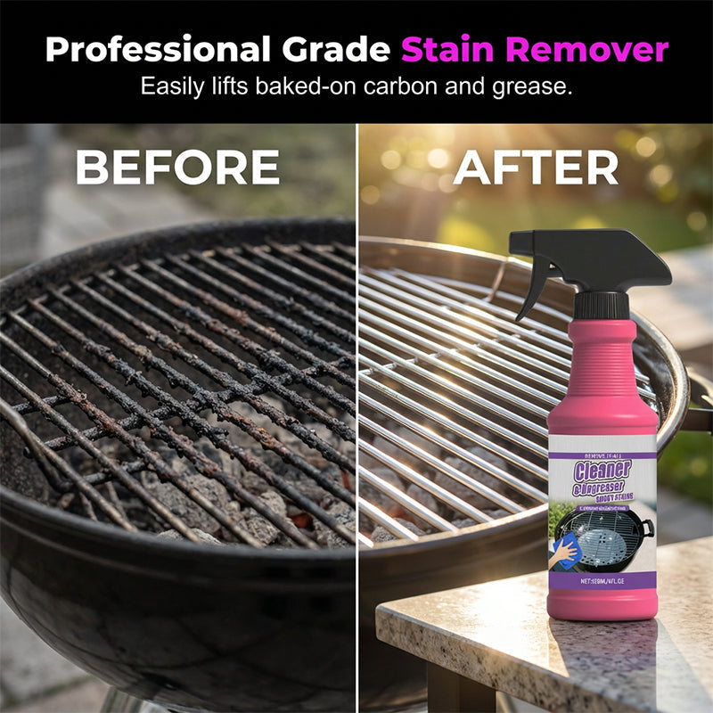 Powerful Grill Cleaning Spray – Grease Gone in 3 Minutes
