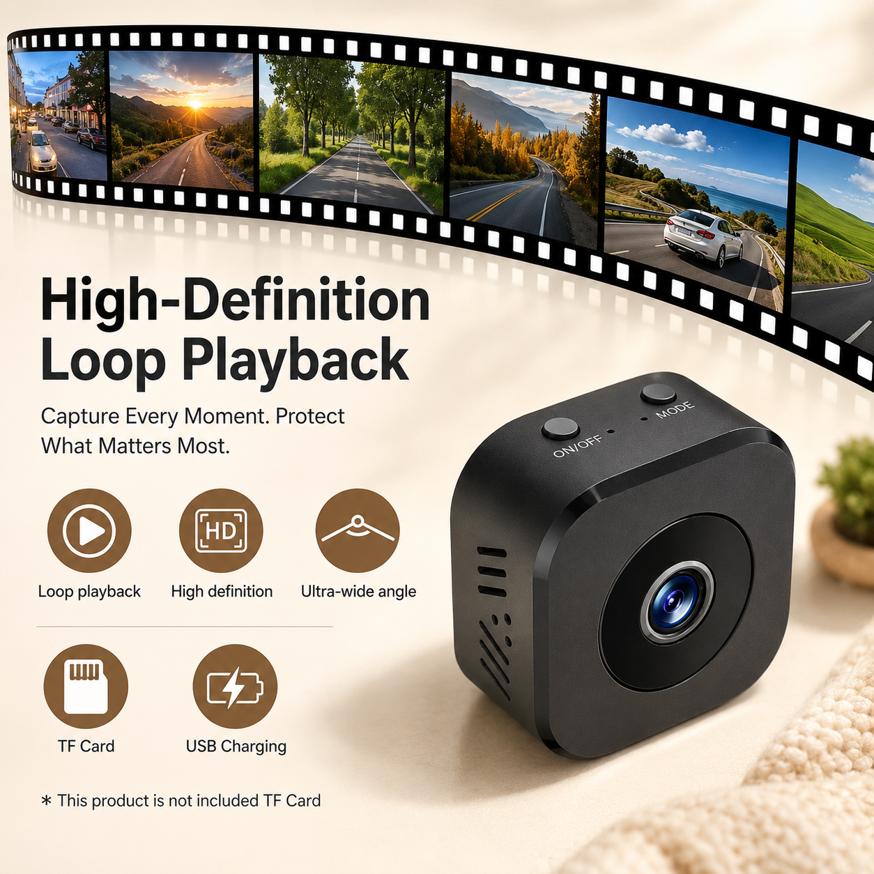 1080P Wi-Fi Surveillance Camera with Night Vision