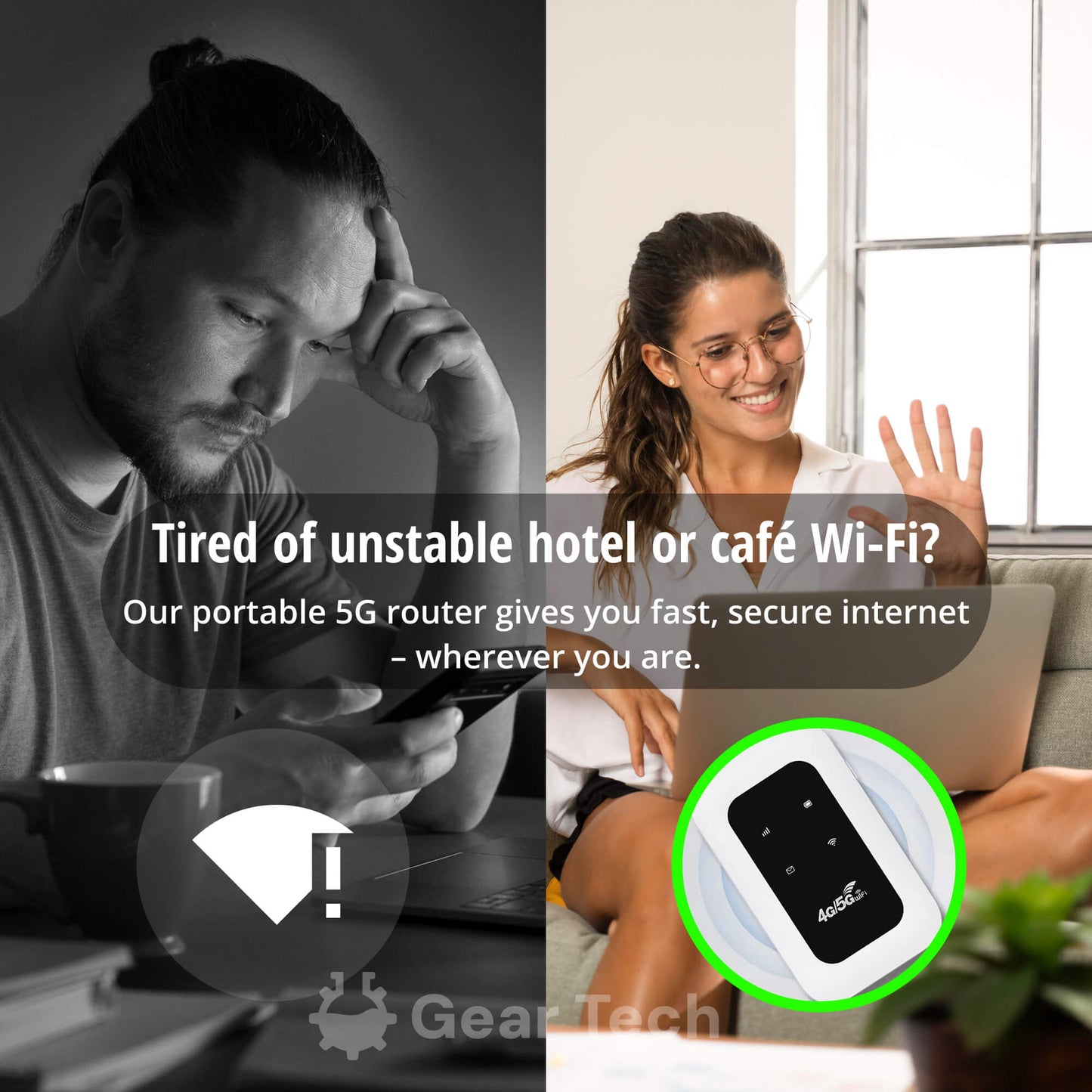 Portable Wi-Fi Router with SIM Card