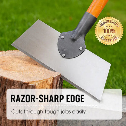 Weed Puller with Wide Steel Blade