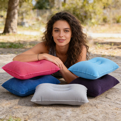 Inflatable Travel Pillow Set 2-Piece