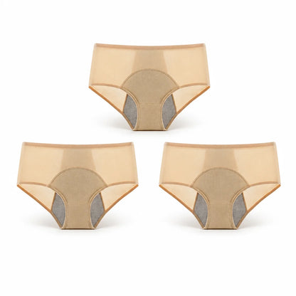 360° Leak-Proof, Triple-Layer High-Waist Period Underwear