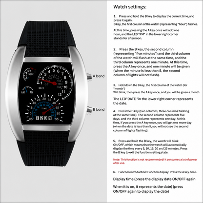 Renn watch LED Digital Sports Watch with Strap
