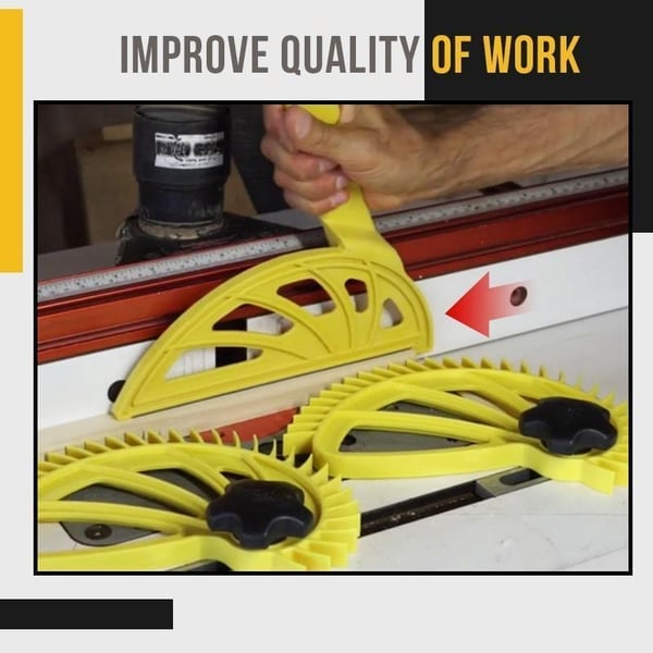 Woodworking Push Block with Safety Guide