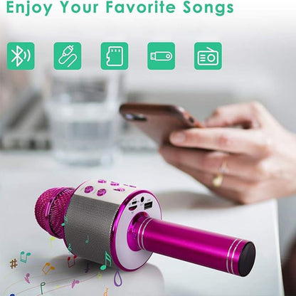 Wireless Karaoke Microphone with Bluetooth