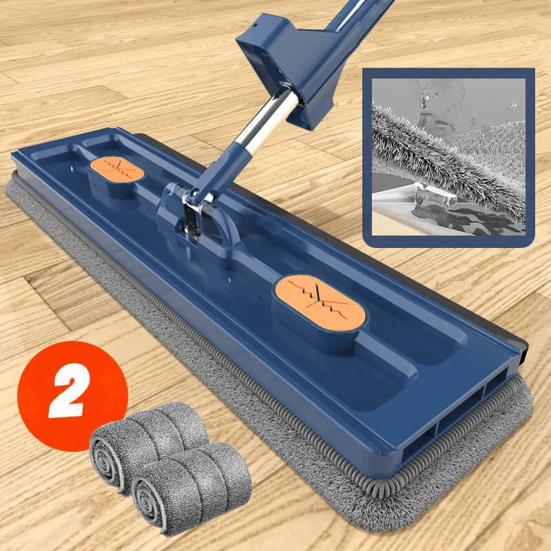 FlatMop 360° Rotating Flat Mop with Bucket