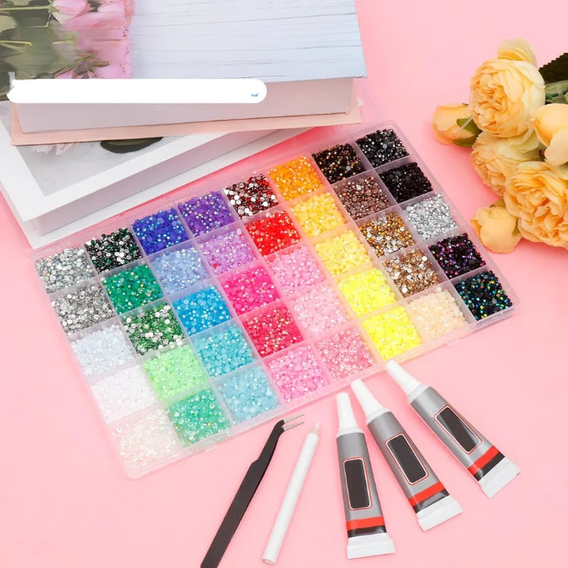 StarlitePop™ Flat Rhinestones — Add Magical Sparkle to Your DIY Projects That Captivates Every Eye!