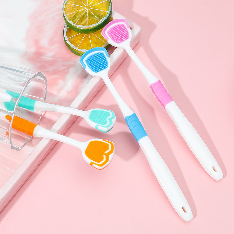 Tongue Cleaner with Silicone Head