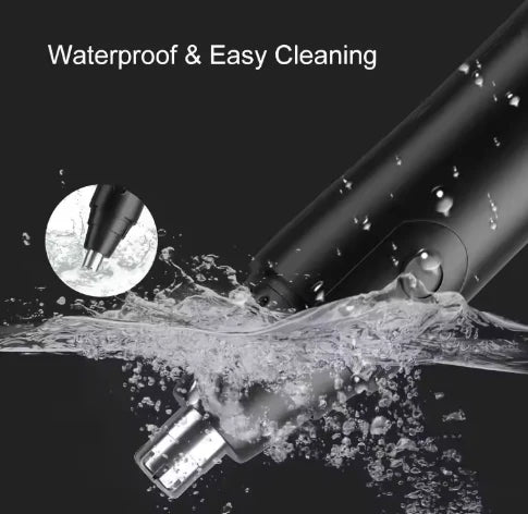 Electric waterproof LED nose hair trimmer
